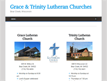 Tablet Screenshot of gracetrinitybearcreek.org